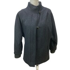 Vintage Herman Kay Wool Coat Size 6‎ Wool Blend Jacket Coat toggle Button Womans